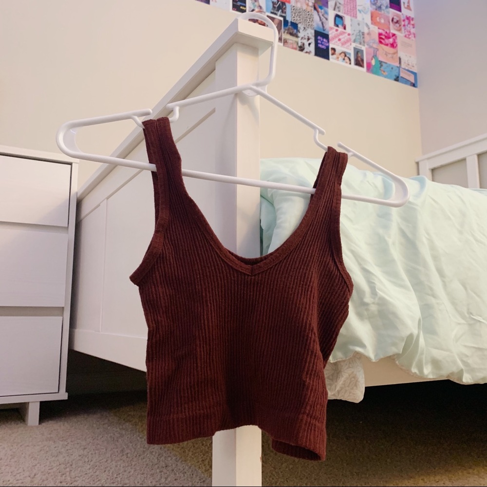UO Out From Under Drew Seamless Ribbed Bra Top